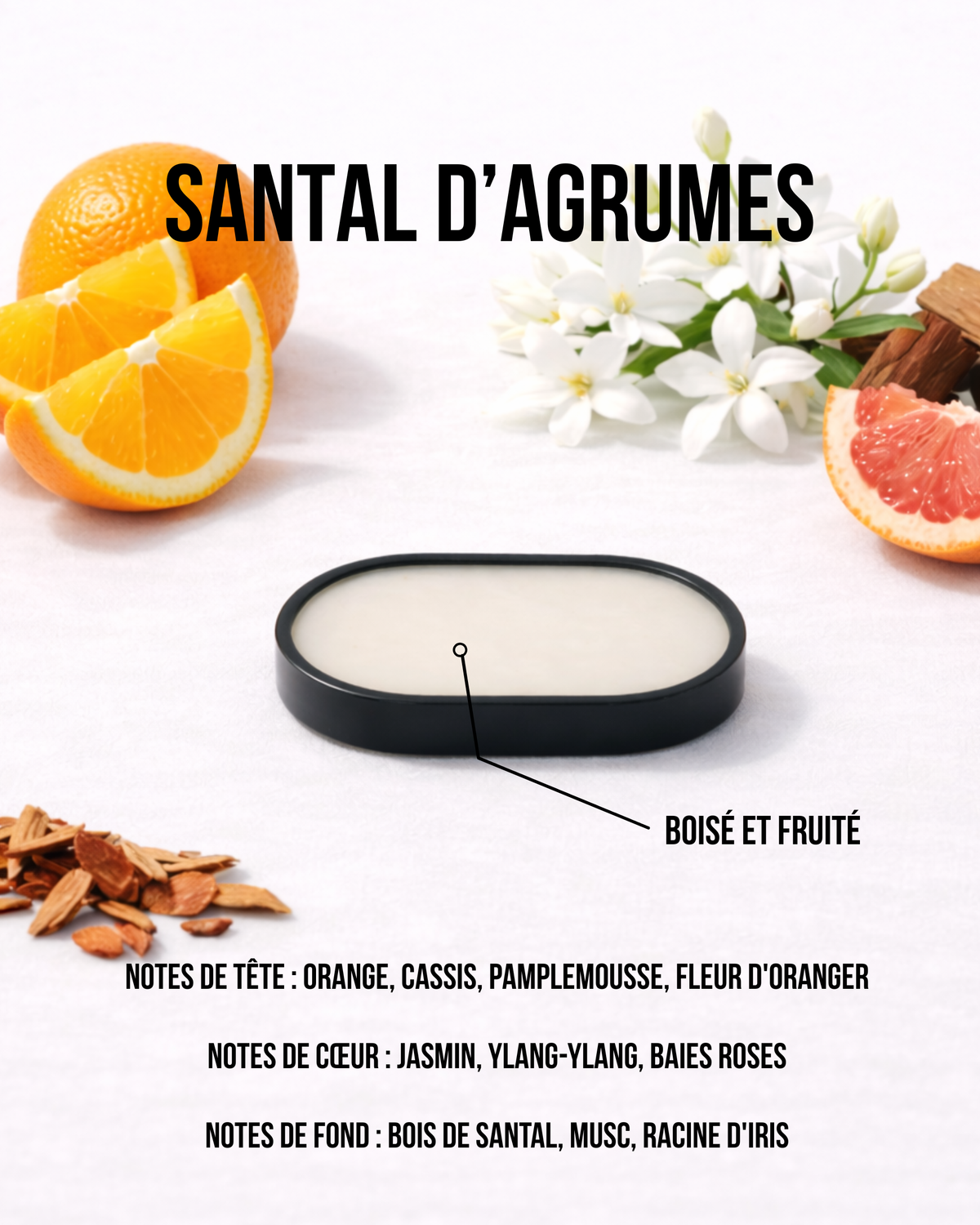 Recharge de parfum Santal d'agrumes