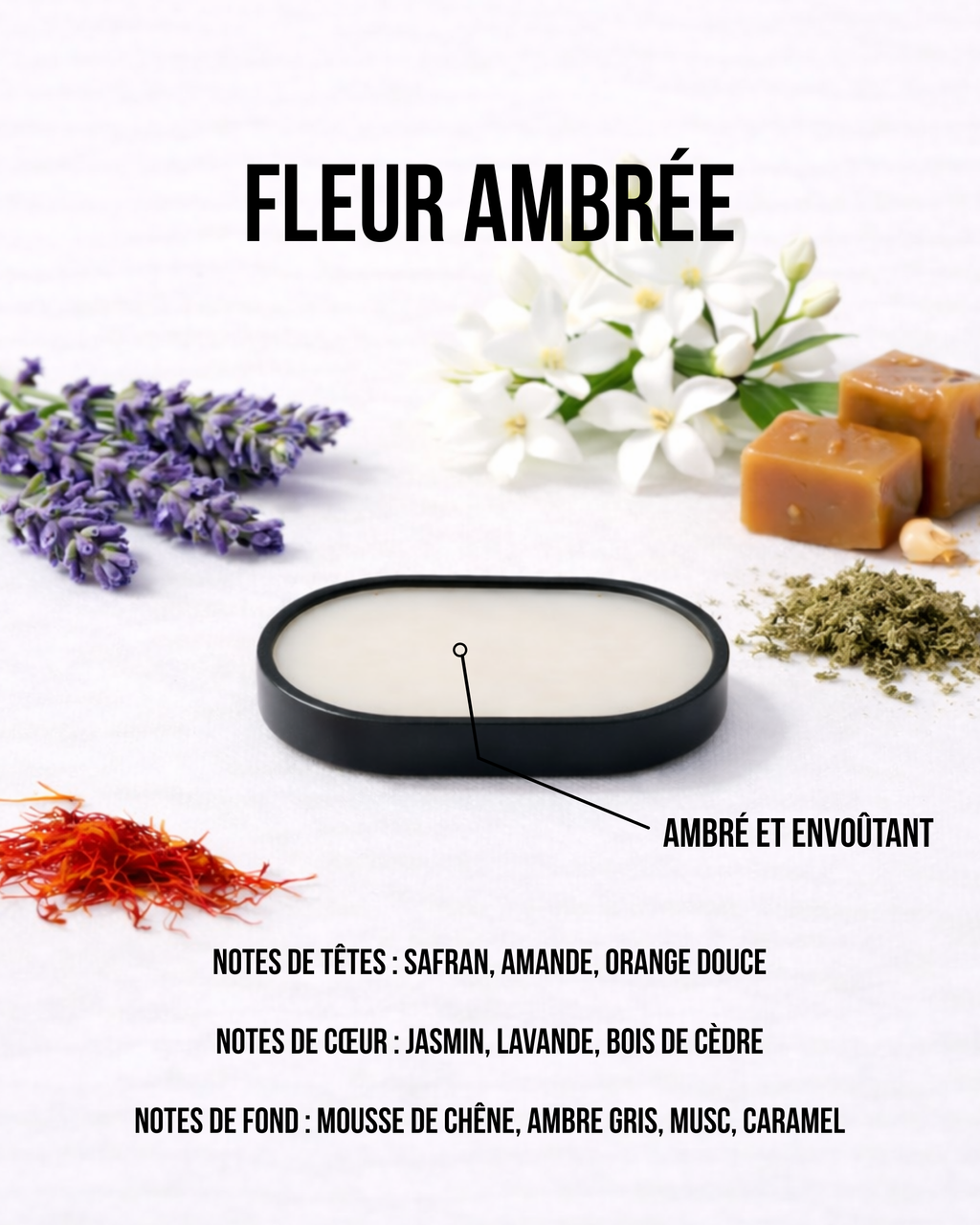 Recharge de parfum Fleur ambrée