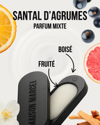 1 parfum Santal d'agrumes + 1 écrin au choix