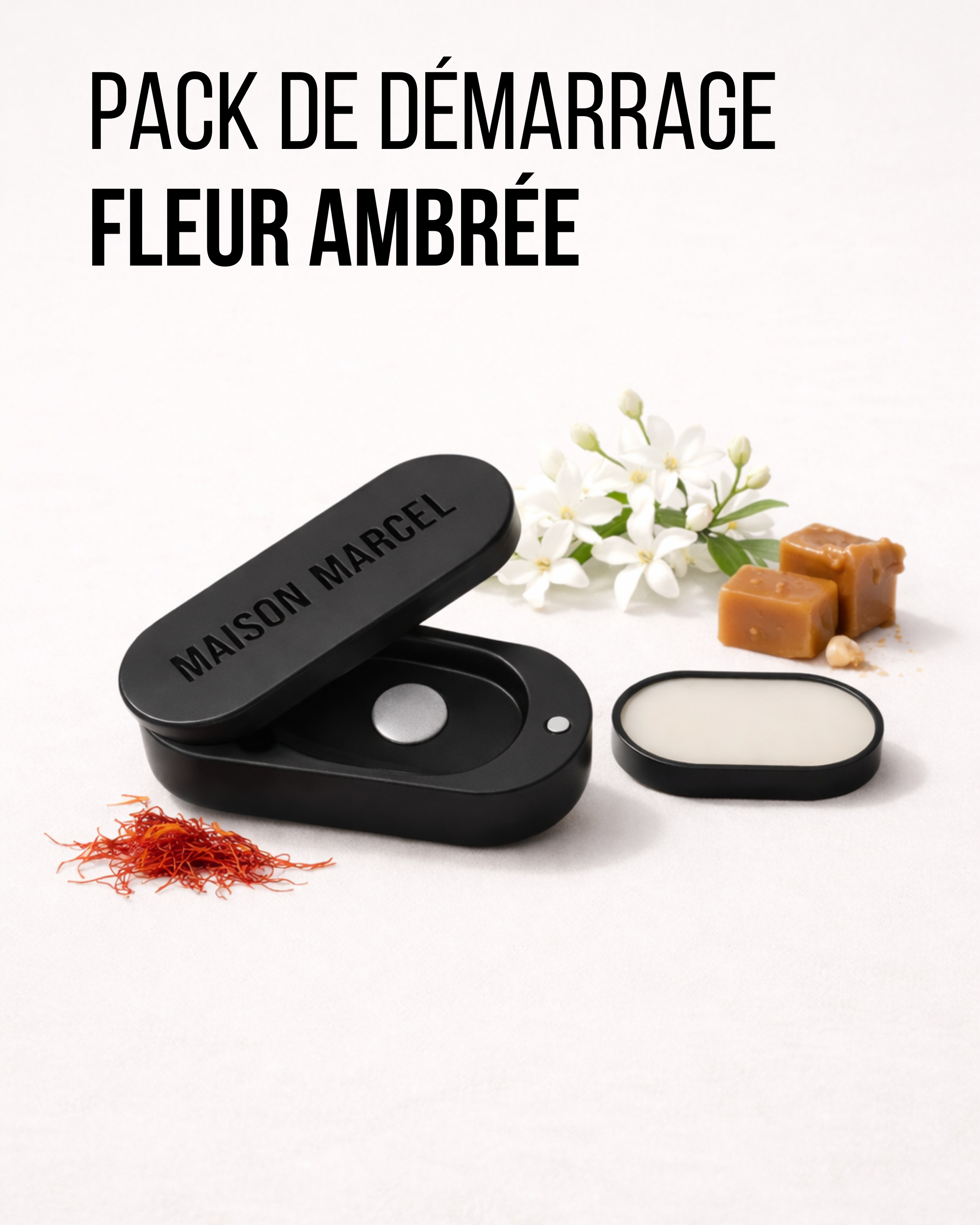 1 parfum Fleur ambrée + 1 écrin au choix